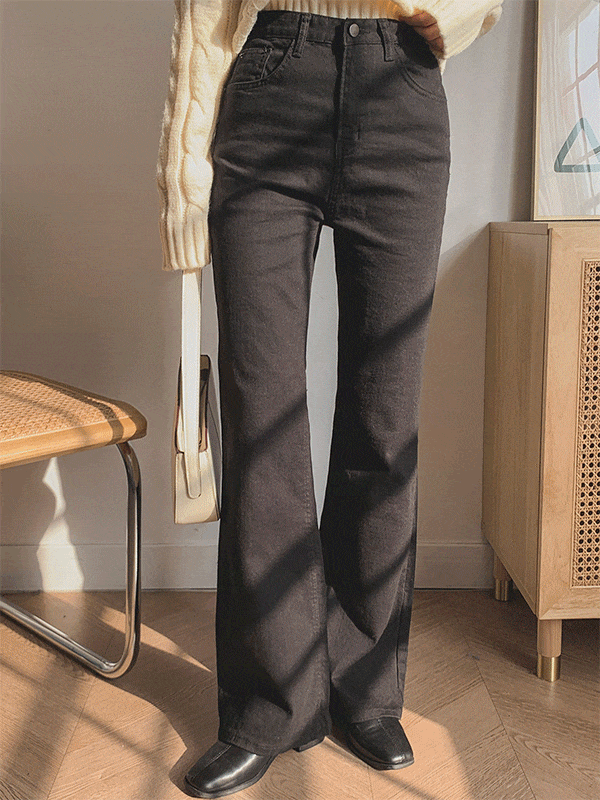 PT8592K1A-누노더 부츠컷 데일리 팬츠