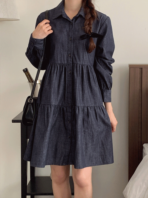 OPS8627K32-해븐틸 캉캉 데일리 미니 원피스