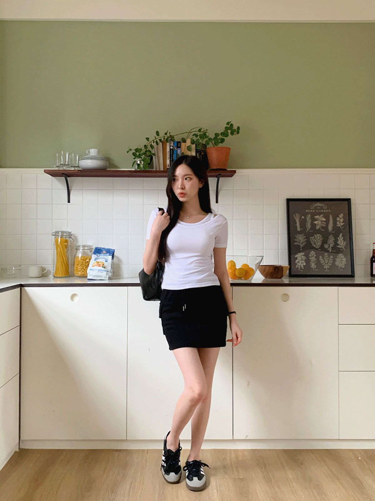 SET2661K33-래트라 라운드넥 무지 슬림핏 반팔 나시 세트